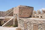 Ierapetra, a fortaleza medieval de Kales, construído em 1626, Creta.