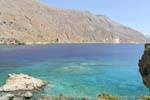 Loutro, cores de água e fundos de trasparence, Creta.