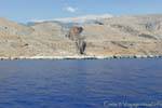 Desfiladeiros Led Aradena entre Loutro e Agia Roumeli, Creta.