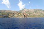 As montanhas brancas acima do desfiladeiro de Samaria, Agia Roumeli, Creta.