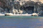 Praia de nudismo ... em torno de Agia Roumeli, Creta.