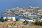 Rethymnon, a vista fortaleza veneziana (Frourio), construído entre 1574 e 1582, Creta.