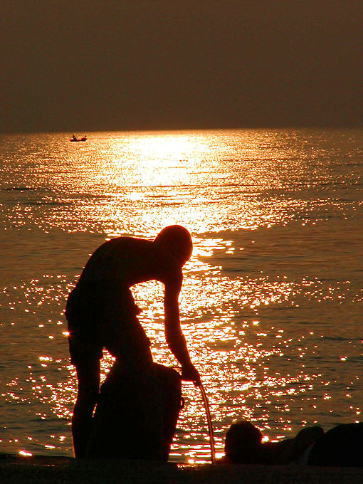 Ou ao pôr do sol, Krk, Croacia