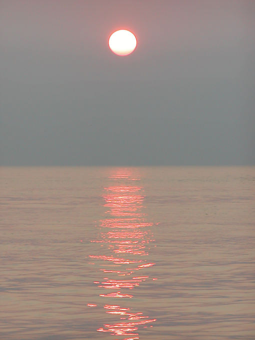 Krk, pôr do sol, Croacia