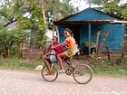 Uma bicicleta na República Dominicana, Rep. Dominicana.
