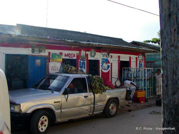 Pegue banana, Boca de Yuma, Rep. Dominicana