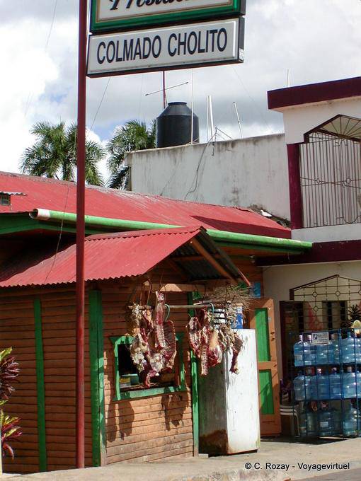 Colmado cholito, traitionnelle açougueiro, Rep. Dominicana