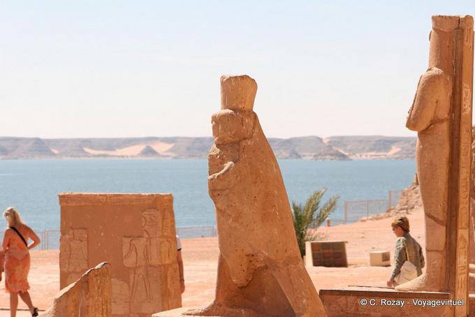 Estela e Horus do Lago Nasser, Abu Simbel - Egipto