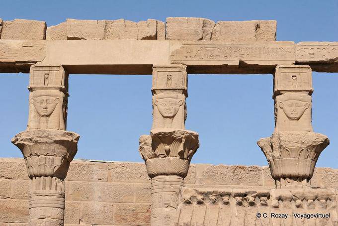 Quiosque Hall of Nectanebo, Templo de Philae - Egipto