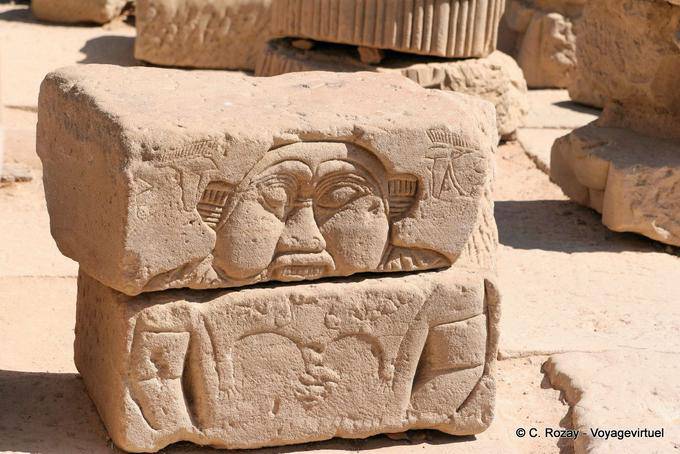 Bes gnome, Templo de Philae - Egipto