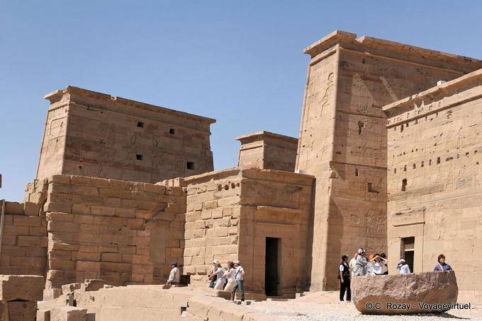 Vista para o exterior é, Templo de Philae - Egipto