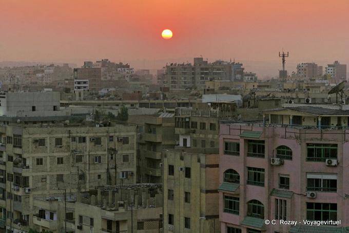 Pôr do sol, Cairo - Egipto
