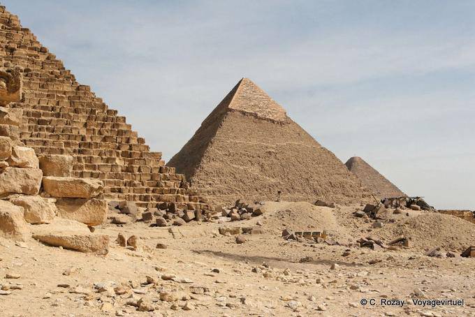 Khufu, Khafre e Menkaure, uma obra-prima do Antigo Reino do Egito - Egipto