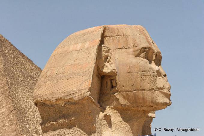 A Esfinge de Gizé Perfil - Egipto