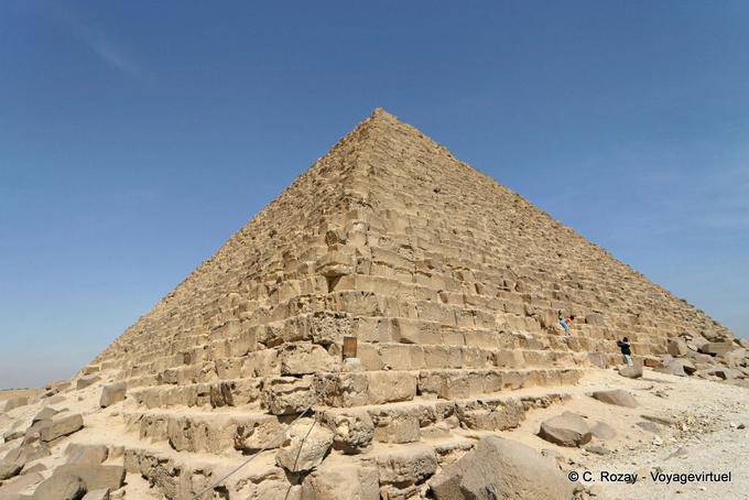 A Pirâmide de Miquerinos, Giza Necropolis - Egipto