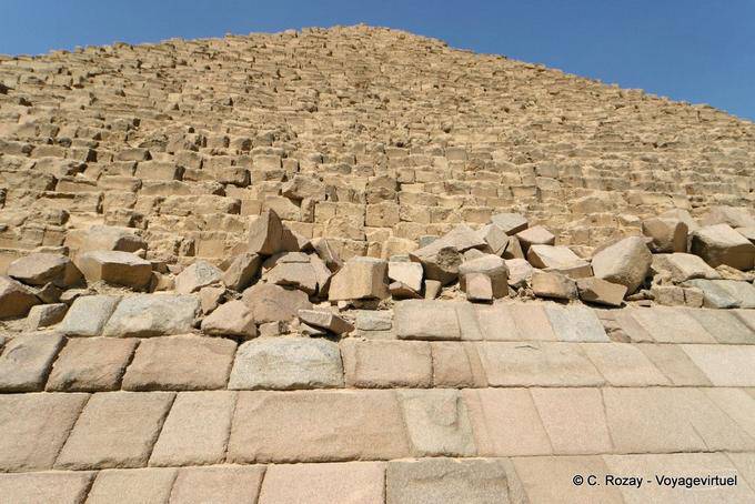 Apontador Construção para o céu, Pirâmide de Quéops, Giza - Egipto