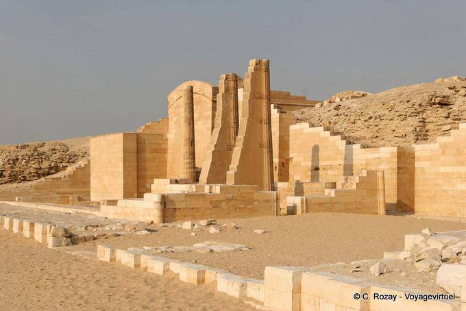 Ruínas do Templo T, Saqqara, Djoser - Egipto