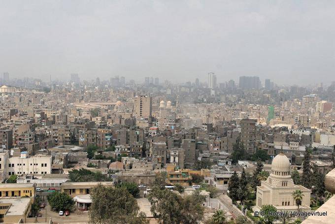 Vista panorâmica do Cairo - Egipto