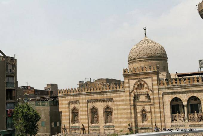Cúpula ornamentado, Al-Hussein, Cairo - Egipto