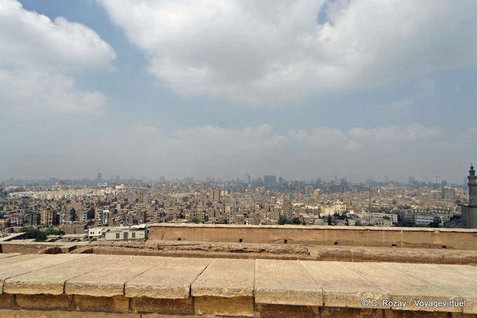 Cairo, em cima da parede cidadela - Egipto