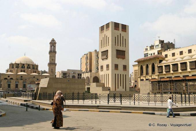 Área de Khan el-Khalili de Al Azhar, no Cairo - Egipto