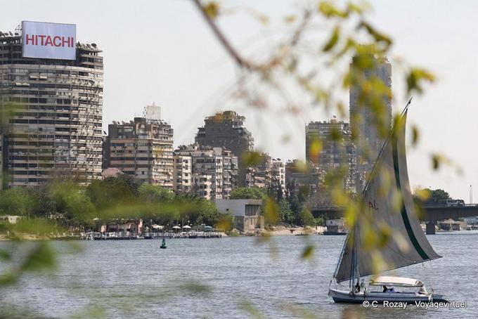 Cairo, Nile doca - Egipto