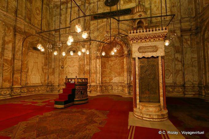 O Mihrab, Mohammed Ali Mesquita, Cairo - Egipto