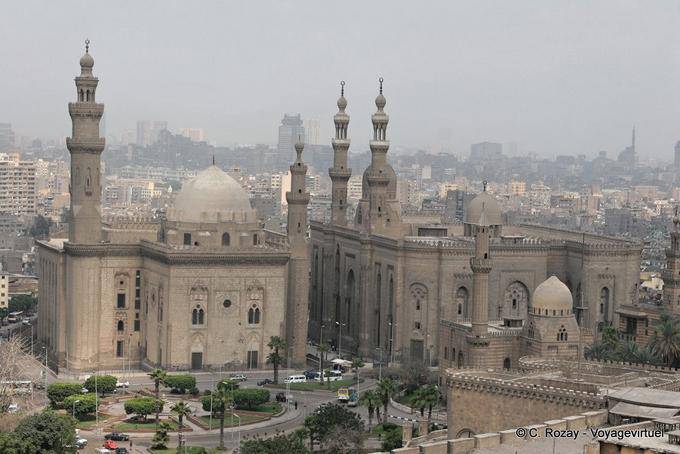 Mesquita do Sultão Hassan e Al-Rifa'i Mesquita, Cairo - Egipto