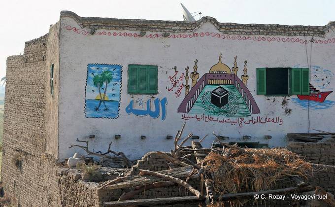 Gourna Parede pintada - Egipto