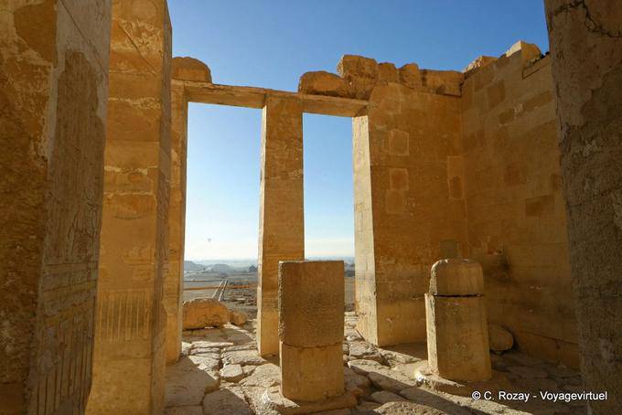 Para o céu, Capela de Hathor, Templo de Hatshepsut - Egipto