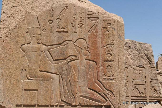 Museu ao ar livre, templo de Karnak - Egipto