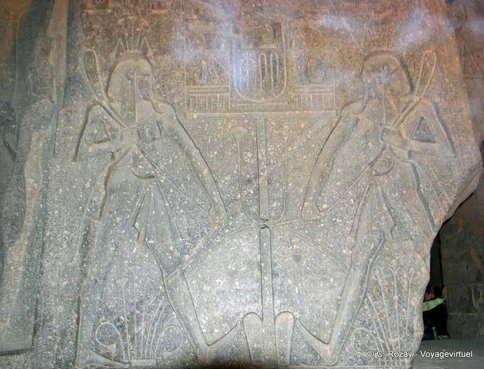A unificação do Alto e do Baixo Egito, Templo de Luxor - Egipto