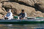 Pacientes mais de pescadores, Assuão, Egipto.