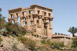 Panorâmica de Trajano Kiosk, Philae, Egipto.