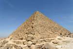 A Pirâmide de Miquerinos, Giza Necropolis, Egipto.