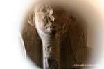 Serdab da estátua do rei Djoser, Saqqara, Egipto.
