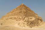 Areia na pirâmide em Saqqara, Egipto.