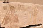 Fragmento de um afresco, Capela de Ra, Templo de Edfu, Egipto.