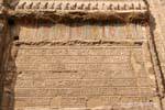 Wall of hieróglifos e cartuchos, Khnum Temple, Esna, Egipto.
