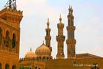 Floresta de minaretes, Al-Azhar, no Cairo, Egipto.