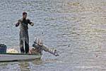 O pescador Nilo, Cairo, Egipto.