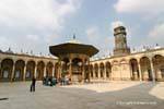 Courtyard e Sabil, Mohammed Ali Mesquita, Cairo, Egipto.