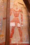 Hatshepsut homem no rosto rasgado, Deir el-Bahari, Egipto.
