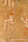 Rainha Hatshepsut sentado em um trono, Deir el-Bahari, Egipto.