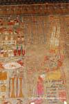 Oferendas para Hamon, policromada, Chapel of Anubis, Templo de Hatshepsut, Egipto.