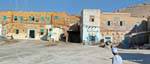 Qurna, casas com murais pintados nas paredes, Egipto.