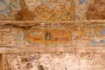 Cartucho de tinta colorida, templo de Karnak, Egipto.