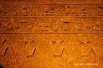 Inimigos afresco do faraó em anexo, Templo de Luxor, Egipto.