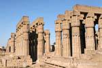 Floresta de colunas, até à data, Templo de Luxor, Egipto.