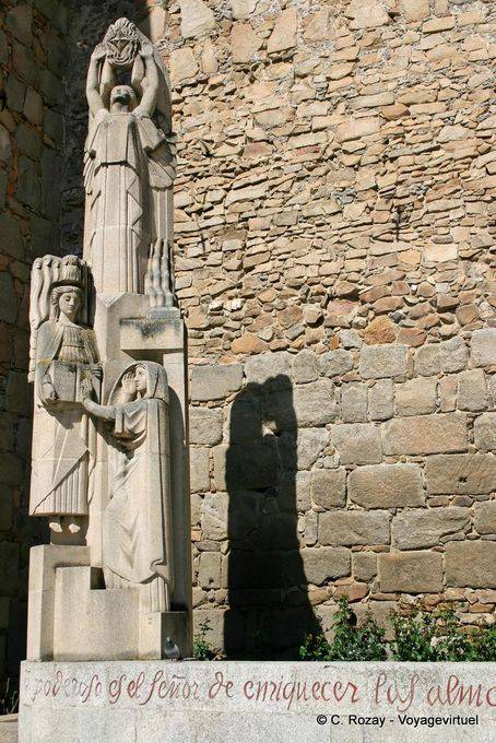 Estátua andares, Ávila - Espanha